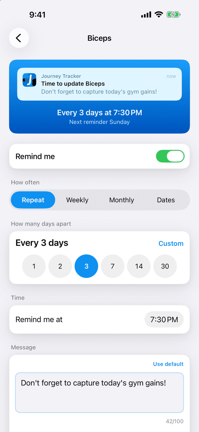 Journey Tracker